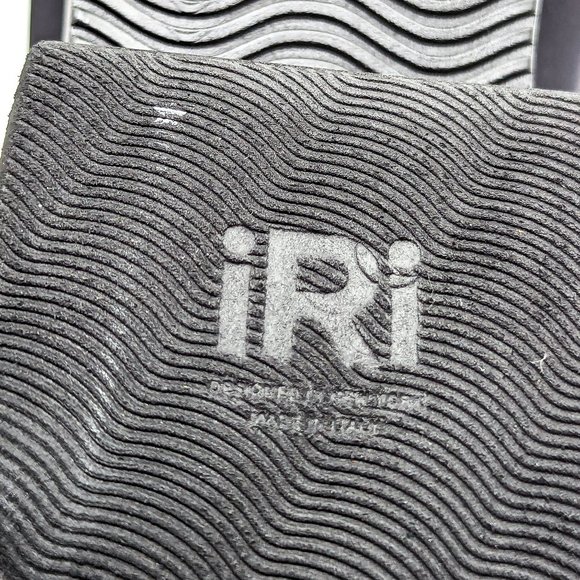 iRi Women WES Low Top Neoprene Navy Blue Platform Sneakers sz 6.5US EUR36.5 - Picture 9 of 12